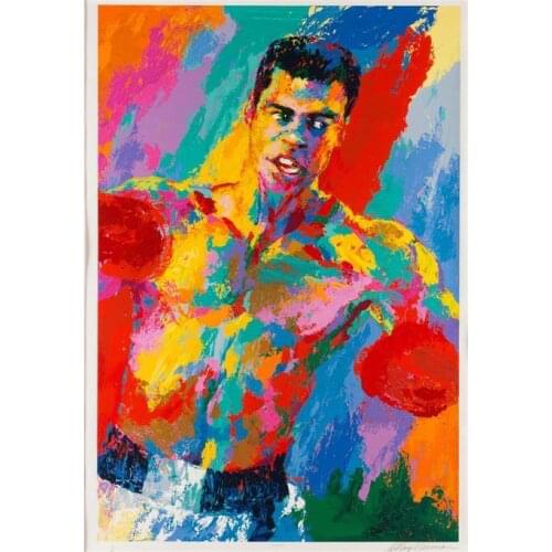 MUHAMMAD ALI Boxing MOTIVATIONAL Art Film Print Silk Poster Home Wall Decor 24x36inch