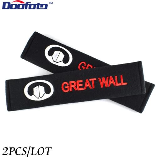 Doofoto Car Seat Belt Cover Shoulder Protective Pad For Great Wall Hover H5 H3 Safe M4 Wingle 5 Deer Voleex C30 Accessories