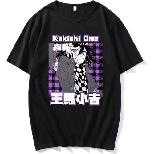 2021 New Anime Danganronpa V3 Killing Harmony Oma Kokichi Printed O-neck TShirt Fashion Comfortable Tshirt Casual cotton shirts