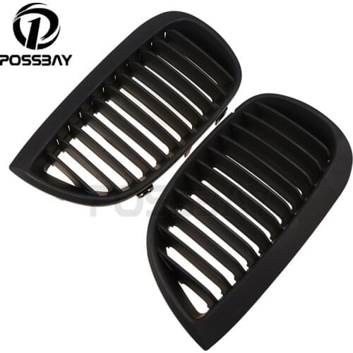 Front Bumper Auto Car Grille Grills Matte Black For BMW 1-Series E87 2004-2007 Pre-facelift Car Center Grille Exterior Parts