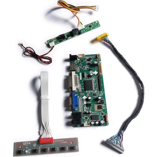 Fit LM230WF3/LM230WF5 VGA DVI LVDS 30 Pin 1920*1080 60Hz WLDE matrix M.NT68676 monitor controller drive board DIY kit