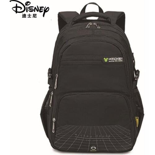 Disney Mickey Mouose Backpack Purse Mini Man Bag Fashion Boy Schoolbag Cartoon Concise Large Capacity Waterproof Travel Bags