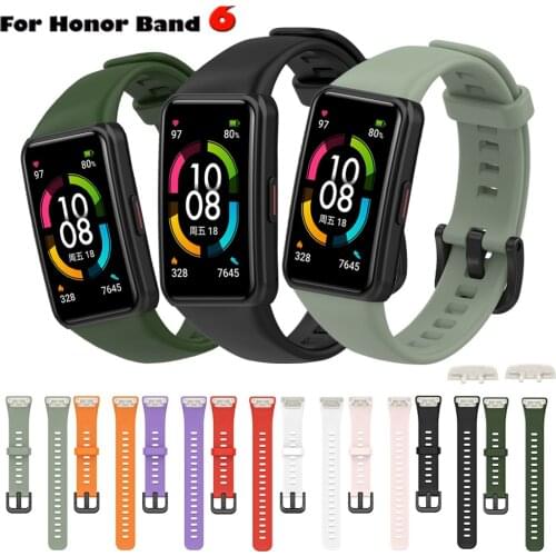 Replacement Watch Band For Huawei Band 6 Silicone Smart Band For Honor Band 6 Strap Correa Wristband Bracelet