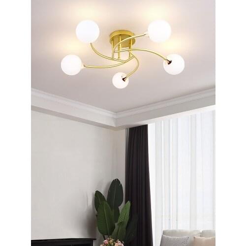 Modern Simple Ceiling Lamps Nordic Living Room Decor Ceiling Light Bedroom Lamp Dining Room Kitchen Study Creative Light Fixture