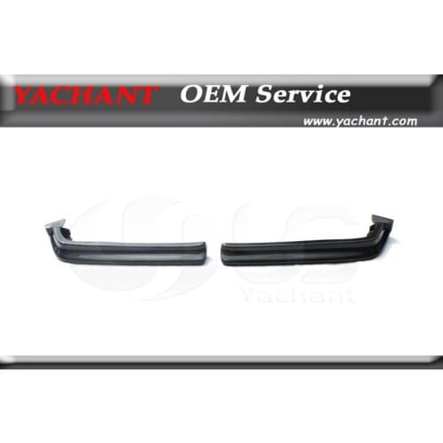 Car-Styling Carbon Fiber Rear Spats 2 Pcs Fit For 1999-2002 Skyline R34 GTR NI Style Rear Bumper Caps Corner Attachment