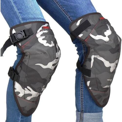 KEMiMOTO Warm Motorcycle Knee Protector Kneepads Winter Outdoor Moto Knee Pads Motorbike Protective Gear Men women Camouflage