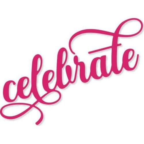 Cutting Dies Celebrate Words Sentences To Dcoration For DIY Scrapbooking Embossing Album Paper Cards Dies 2021New