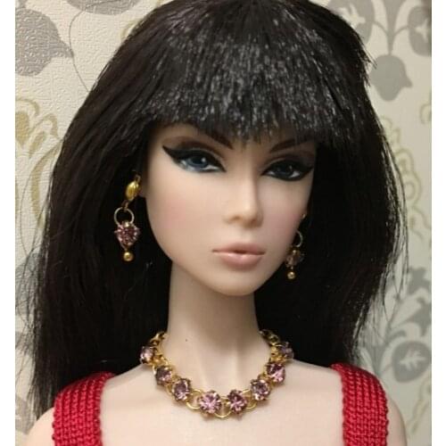 Handmade Fashion Jewelry Earring + Necklace Accessories For BB Fr 1:6 Dolls BBIEAR00X