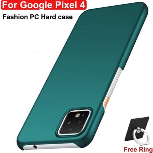 Green For Google Pixel 4 case Hard PC Frosted cover For Google Pixel4 Protective cases For Google Pixel 4 back cover shell coque