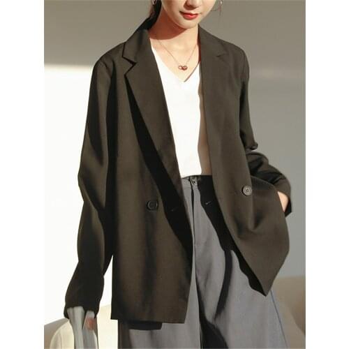 Women spring Female suit Blazer Jacket Casual Long Sleeve Lady Slim Blazers Coat