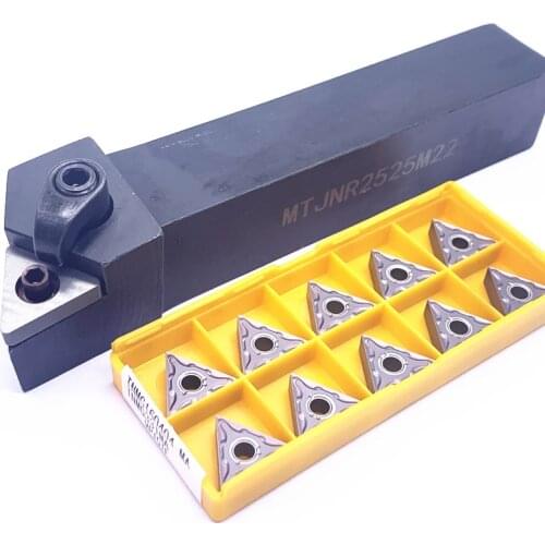 1pc WTJNR2020K16 WTJNR 1616H16 WTJNR2525M16 External Triangul Turning Tool Holder TNMG Carbide Inserts Lathe Cutting Tools Set