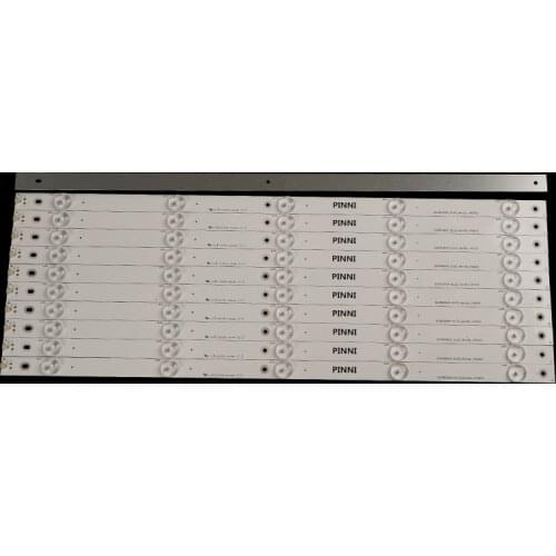 11pcs x 50'' LED Backlight for Hisense TV E257384 SVH500A24 5LED Rev06 140303 T500HVN07.1 HD500DF-B54 LTDN50K220WSD 493mm