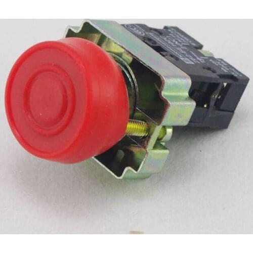 5PCS 1 N/C XB2BP42C Momentary Red Booted Covered Pushbutton Replaces Tele