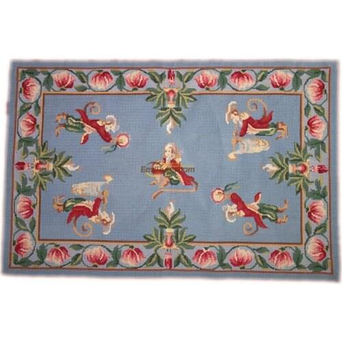 Needlepoint rugs carpet wool soft carpets for living room chinese wool carpet pure color carpet