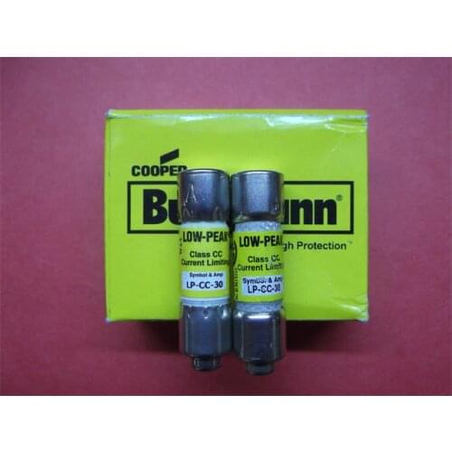 Free shipping 10pcs LP-CC-30 LOW-PEAK American BUSSMANN 10X38 delay fuse / fuse 30A genuine