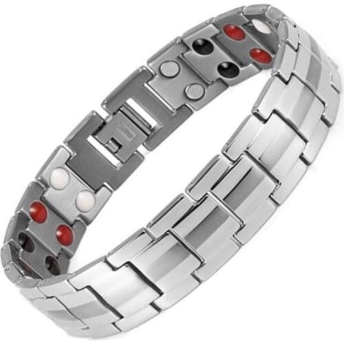 Stainless Steel Bracelet Titanium Steel Jewelry Germanium Magnet Energy Bracelet Fashion Jewelry Holiday gift