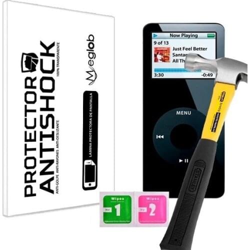 Screen protector Anti-Shock Anti-scratch Anti-Shatter compatible with Apple iPod Nano 1