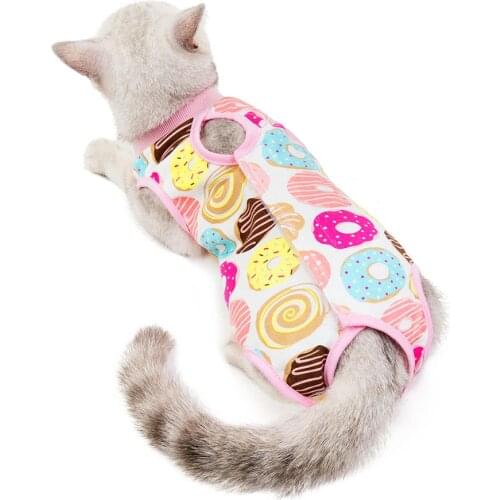 Cotton Pet Surgery Rehabilitation Clothing Post-Operative Clothes Cat Recovery Protection Suit Puppy Small Dog Cat Accessories