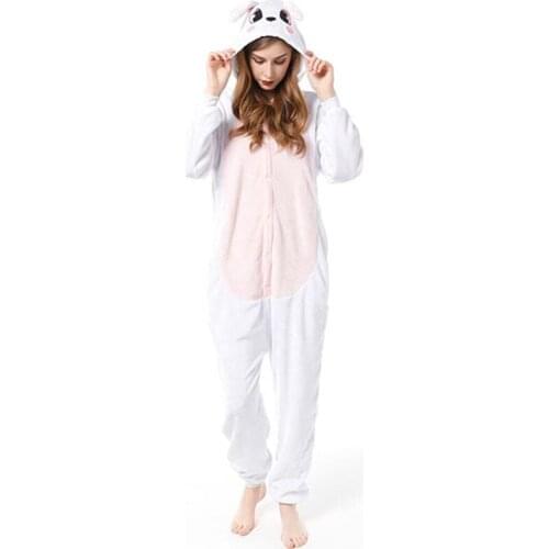 Rabbit Cartoon Animal Onesies Long Sleeve Pajamas Boys Girls Costume Pyjama Kids Baby Cosplay Anime Pijamas Children Sleepwear