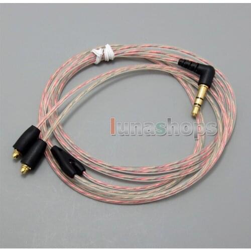 LN004448 5N OFC Soft Skin Earphone Cable For Shure se535 Se846 Ultimate UE900 earphone
