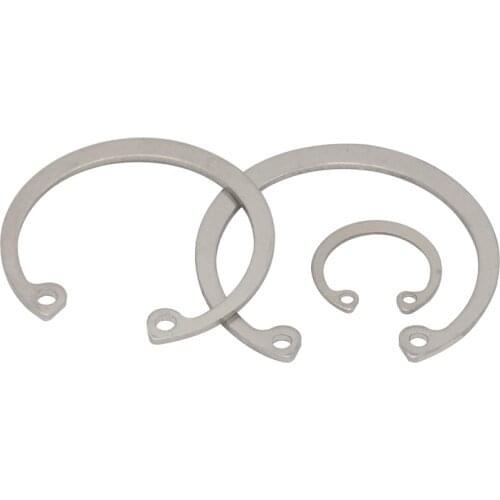 M10 M13 304 Stainless Steel 304SS DIN472 Spring Washer C Type Snap Retaining Ring For OD 10mm 13mm Internal Bore Shaft Circlip