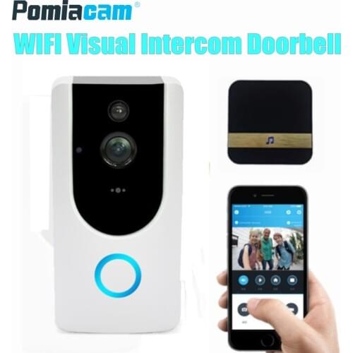 M2 Wireless Doorbell Camera 720P HD Smart Wifi Video Door Phone Intercom Doorbell with Ring Chime PIR Sensor Alarm Night Vision