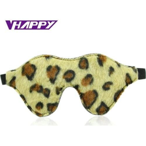 New Promotion Sale Leopard Goggles Sex Blindfold Eye Mask Sleeping Mask Sex Toys Sex Products Bondage Retraints VP-EM008017A
