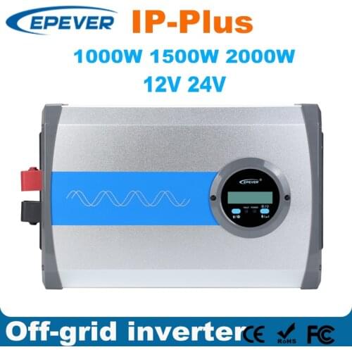 EPEVER New IP-Plus Pure Sine Wave Inverter 1000W 1500W 2000W IP1000 IP1500-11-Plus IP1500-12-Plus IP2000-21-Plus IP2000-22-Plus