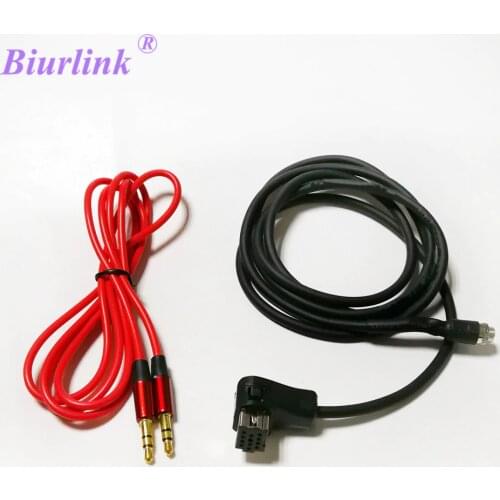 Biurlink Car Radio IPBUS Female 3.5MM Aux Adapter Audio Cable for Pioneer Headunit IP-BUS