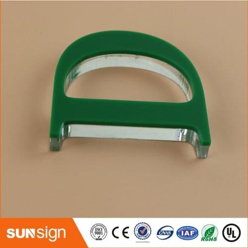 Advertising green plexiglass letters sign board plastic signs