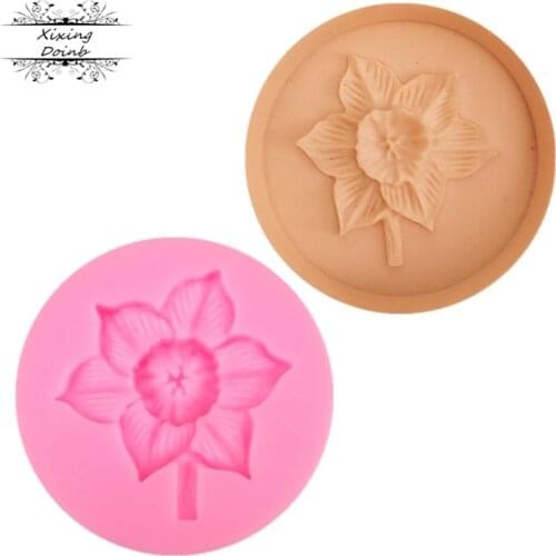 Silicone mold DIY flower shape cake decoration tool chocolate dessert decoration mold Kitchen Baking