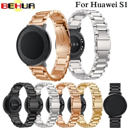 Replacement 18mm Watchband for Huawei S1 Watch Smart band for Huawei Honor S1 Style Metal Wrist Straps watch Straps Accessories