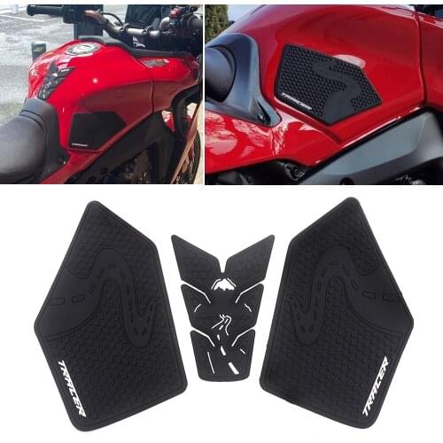 TRACER 900 TRACER 9 GT 2021 Motorcycle Non-slip Side Fuel Tank Stickers Waterproof Pad Rubber Sticker For YAMAHA MT-09 MT09