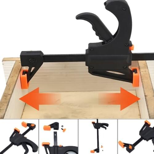 Bar Clamps For Woodworking 4-inch Plastic Clamps Clip for Woodworking Fixed Clamp Sergeants for Carpentry Clutch Mini Tools