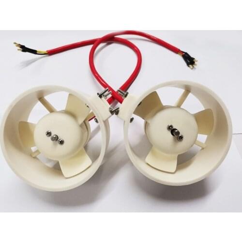 1PC ROV/RC Bait/Tug Boat/Submarine Model Parts 12V Underwater Thruster Dia 80mm Propeller Brushless Motor 3-5KG Thrust