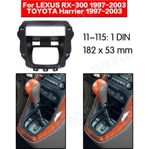 11-115 Car radio Frame Panel for Lexus RX-300 1997-2003 Radio Stereo Fascia Panel Frame Adaptor Fitting Kit