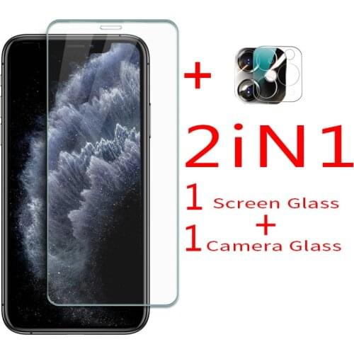 2 IN 1 For iphone 11 12 Camera Lens Film screen Protectors Protective Glass for iphone 12 pro max Tempered Glass ipone 12