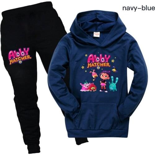 Kids Clothes Girls Abby Hatcher Hoodies Long Sleeve Sweatshirt Pants Spring Autumn Clothing Cotton Tracksuit Childrens Outfits