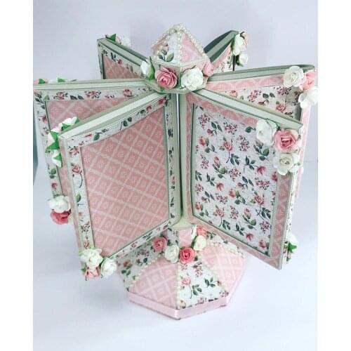 3D Carousel Photo Frame Metal Cutting Dies Stencils for Scrapbooking Decorative Embossing Paper Card Making Craft