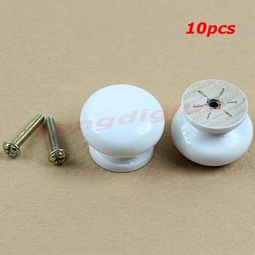 Hot Sell 10pcs/lot Wood Cabinet Drawer Knob Pull Kitchen Handle Door Wardrobe Hardware