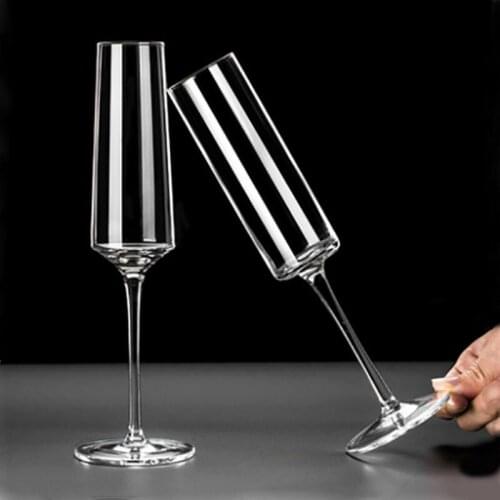 Exquisite Goblet Lead-Free Champagne Cup 100-220ml 2Pcs/Set Beauty Cocktail Glass Multi-Purpose Red Wine Glass Bar Set