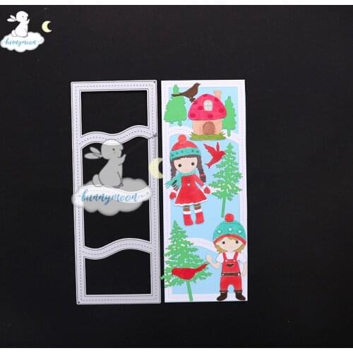 Bunnymoon 2020 New Arrival Photo frame-3 Metal Cutting Dies Stencils for DIY Scrapbooking/photo Album stamps Decorative Embossin