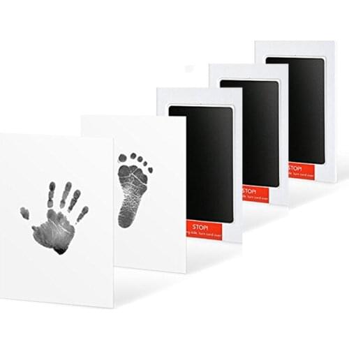 3 Packs Baby Care Non-Toxic Baby Handprint Imprint Kit Baby Souvenirs Casting Newborn Footprint Ink Pad Infant Clay Toy Gifts