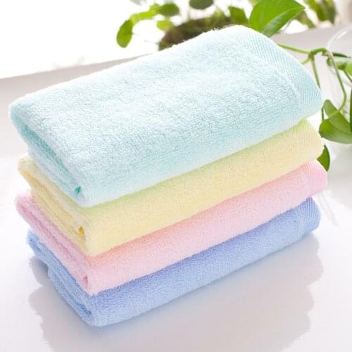 LDAJMW Dropshipping 4pcs New Bamboo Fiber FaceTowel 25*50cm/30*60cm Face Towels Baby Care Wash Cloth Hand kindergarten Towel