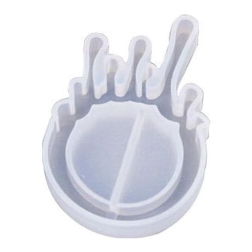 DIY Handmade Crystal Epoxy Silicone Mold UV Jewelry Pendant Resin Molds Making Crafts Tools Quicksand Star Moon Cat Model Mould