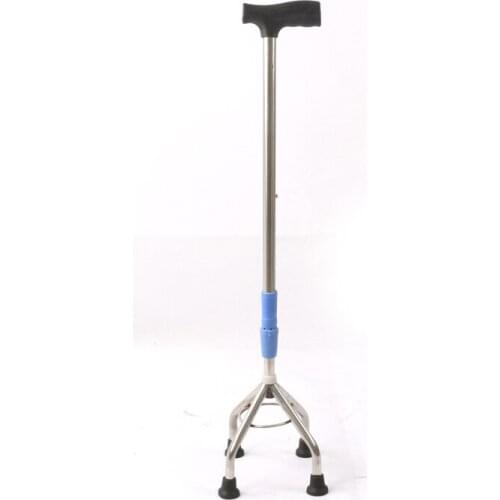 Walking stick for the elderly aluminum alloy telescopic high crutch four legged walking stick for the elderly and the disabled
