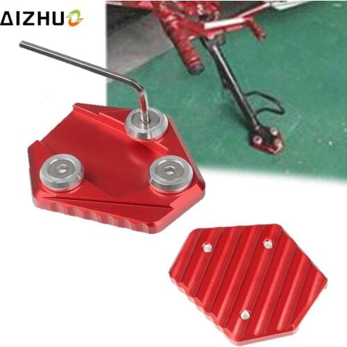 Side Stand Extension FOR HONDA GROM 125 MSX125 MSX 125 2014-2018 2015 2016 Pad Support Plate Enlarge Motorcycle Kickstand Foot