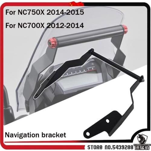 Mobile Phone USB and Wireless charging Navigation Bracket+Mobile Phone GPS Plate Bracket For HONDA NC700X NC750X 2012-2015 14 13