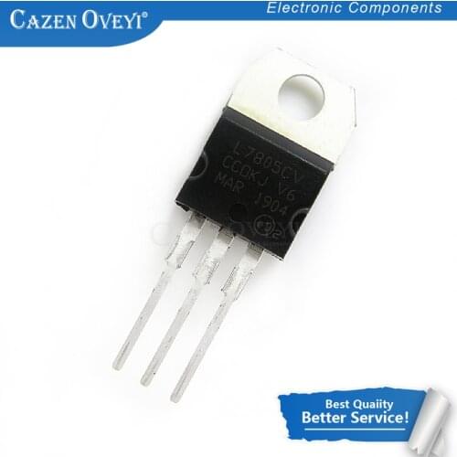 10pcs/lot L7805CV TO220 L7805 TO-220 7805 LM7805 MC7805 In Stock
