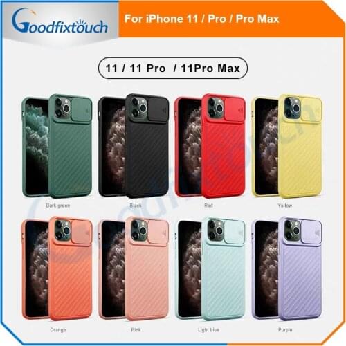 20pcs Phone Case For iPhone 11 / 11 Pro / 11 Pro Max Silicone Simple Matte Bumper Candy Color Shockproof Soft Tpu Case Cover